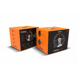 Krom Volante + Pedales K-wheel Multi-plataforma | APLIUM