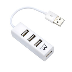 Ewent EW1122 hub de interfaz USB 2.0 Blanco | APLIUM