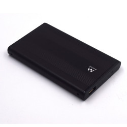 Ewent EW7041 caja para disco duro externo Aluminio, Negro 2. | APLIUM