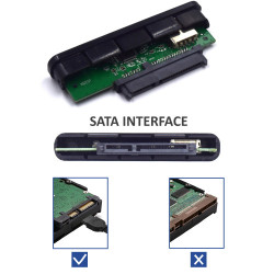 Ewent EW7041 caja para disco duro externo Aluminio, Negro 2. | APLIUM
