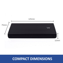 Ewent EW7041 caja para disco duro externo Aluminio, Negro 2. | APLIUM