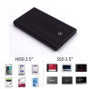 Ewent EW7041 caja para disco duro externo Aluminio, Negro 2. | APLIUM