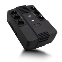 Ewent UPS 600VA Line Interactive With Avr, 6 X CEE7/3 Port | APLIUM