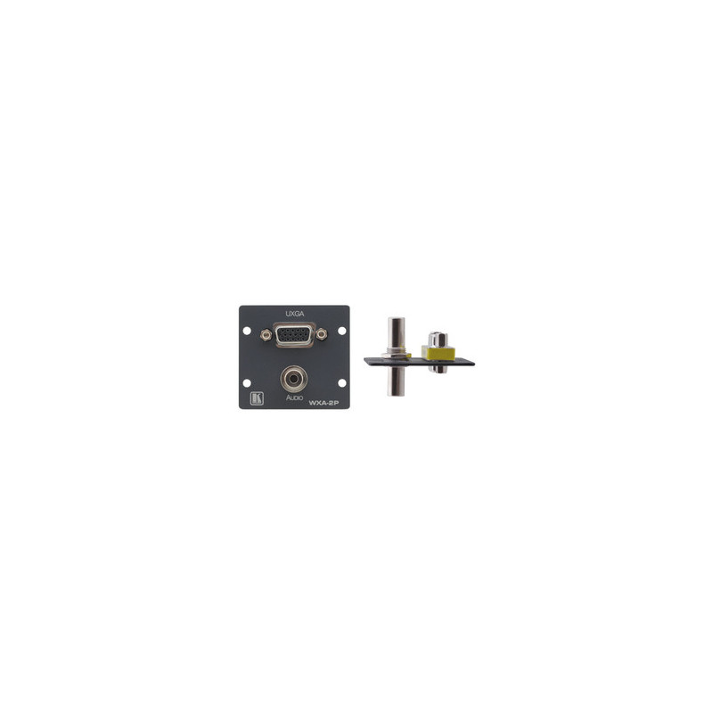 Kramer Wall Plate Insert - 15-PIN Hd & 3.5MM Stereo Audio Ne | APLIUM