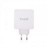 TooQ Cargador de Pared doble puerto USB-C PD + USB A QC3.0, | APLIUM