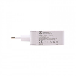 TooQ Cargador de Pared doble puerto USB-C PD + USB A QC3.0, | APLIUM