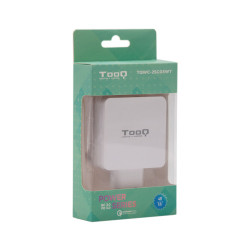 TooQ Cargador de Pared doble puerto USB-C PD + USB A QC3.0, | APLIUM