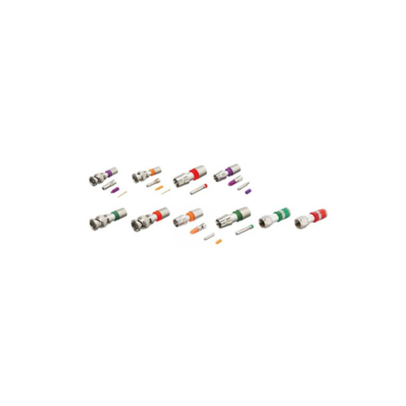 Kramer Bolsa De 5 Conectores "F" Para RG-6 (CC-F6) 99-931060 | APLIUM