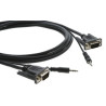 Kramer Electronics 15-pin HD + 3.5mm Audio Micro Cable 3 m V | APLIUM