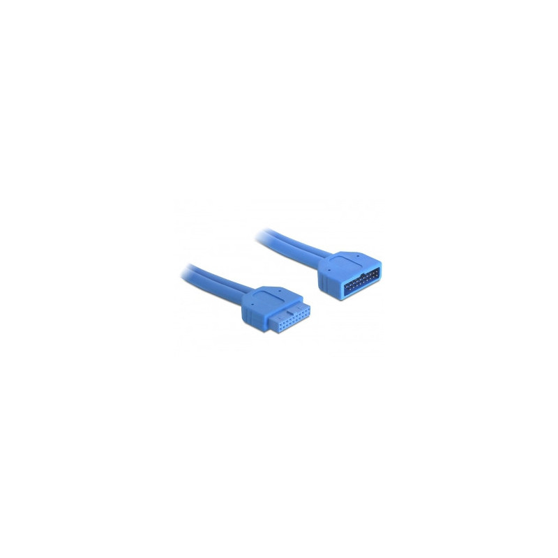 DeLOCK 82943 cable USB 0,45 m USB 3.2 Gen 1 (3.1 Gen 1) Azul | APLIUM