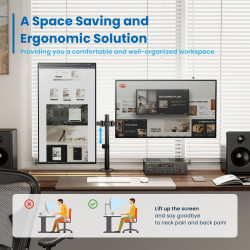 Ewent Soporte De Mesa Para 2 Monitores Hasta 27" | APLIUM