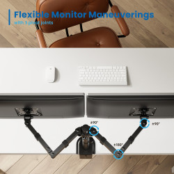 Ewent Soporte De Mesa Para 2 Monitores Hasta 27" | APLIUM