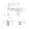 Ewent Soporte De Mesa Para Monitor Hasta 34” Carga Máxima 9K | APLIUM