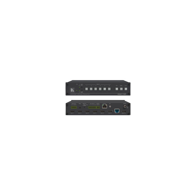 Kramer VS-611DT - Selector Automático 6X1:2 HDMI 4K60 4:2:0 | APLIUM