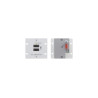 Kramer Electronics W-2UC(G) placa de pared y cubierta de int | APLIUM
