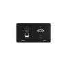 Kramer Electronics WP-20/EU(B)-80 caja de tomacorriente Negr | APLIUM