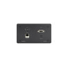 Kramer Electronics WP-20/EU(G)-80 caja de tomacorriente Gris | APLIUM