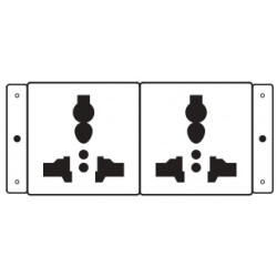 Kramer Electronics TS-2U toma de corriente | APLIUM
