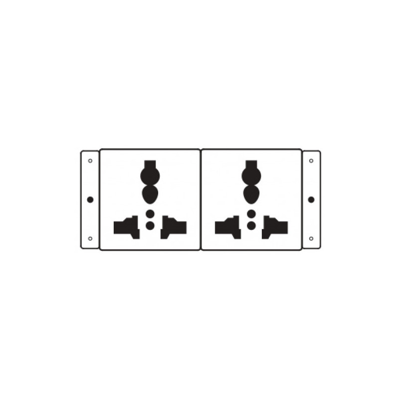 Kramer Electronics TS-2U toma de corriente | APLIUM