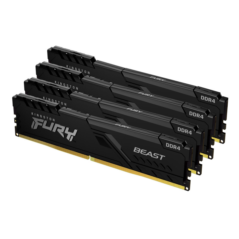 64GB 3200 DDR4 DIMM Kit4 FURY Beast Blck