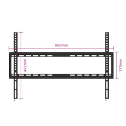Ewent EW1503 soporte para TV 177,8 cm (70") Negro | APLIUM