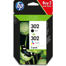 HP 302 Cartucho De Tinta NEGRO+TRICOLOR HP302 | APLIUM