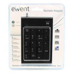 Ewent EW3102 teclado numérico USB PC/servidor Negro | APLIUM