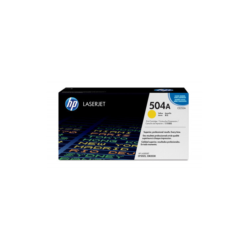 HP 504A Toner HP504A Amarillo (CE252A) | APLIUM