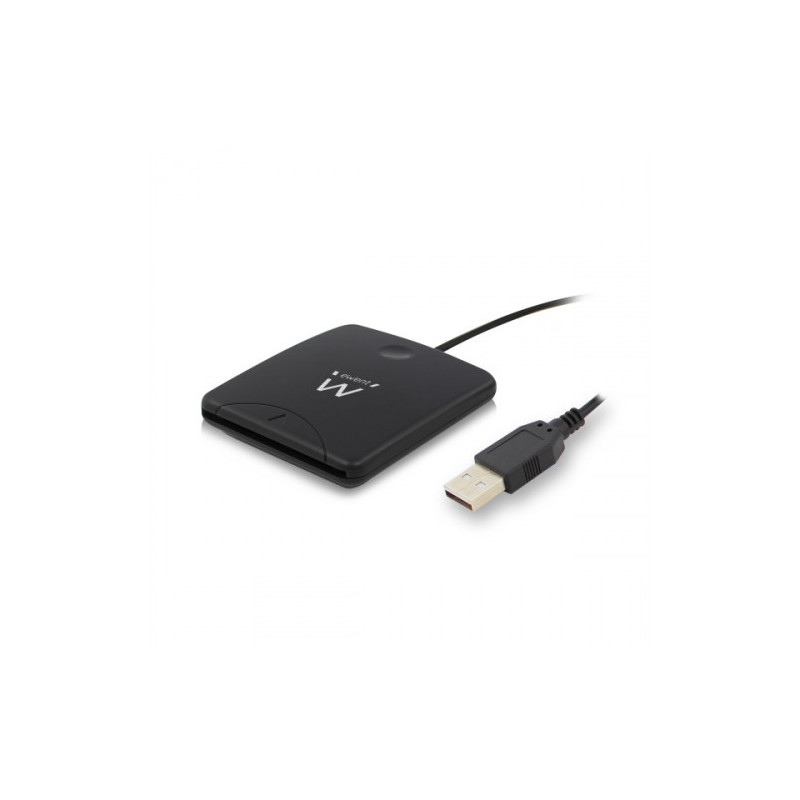 Ewent EW1052 lector de tarjeta inteligente USB 2.0 Negro | APLIUM