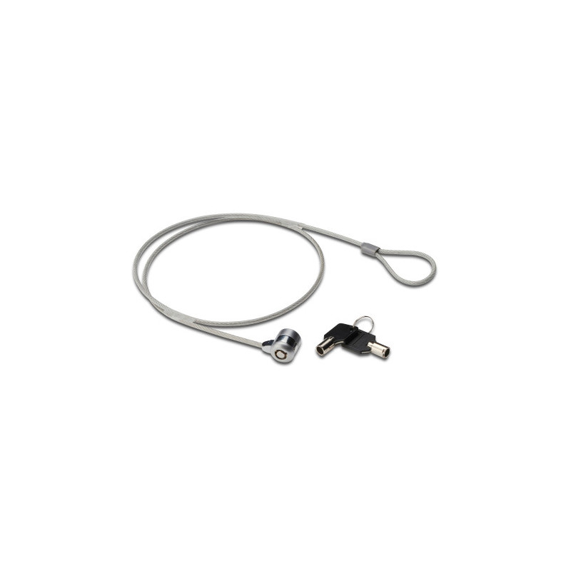 Ewent EW1242 cable antirrobo Negro, Acero inoxidable 1,5 m | APLIUM
