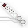 Ewent EW3916 base múltiple 1,5 m 5 salidas AC Interior Blanc | APLIUM