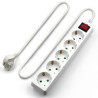 Ewent EW3916 base múltiple 1,5 m 5 salidas AC Interior Blanc | APLIUM