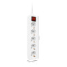 Ewent EW3916 base múltiple 1,5 m 5 salidas AC Interior Blanc | APLIUM