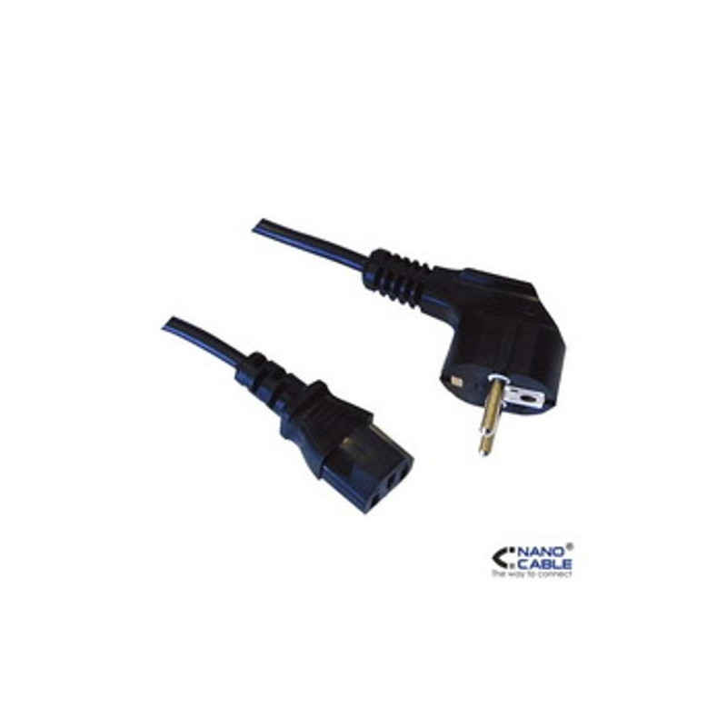 Cable Alimentación CPU Nanocable 10.22.0110/ Schuko Macho - | APLIUM