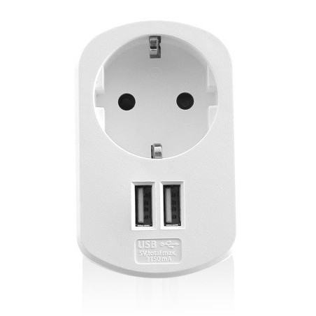 Ewent EW1211 cargador de dispositivo móvil Blanco Interior | APLIUM