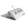 Ewent EW3935 base múltiple 1,5 m 5 salidas AC Interior Blanc | APLIUM