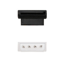 Nanocable CABLE SATA ALIMENTACION ACODADO 5.25"(MOLEX 4PIN)/ | APLIUM