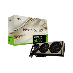 VGA Msi Rtx 5080 16G Inspire 3X Oc BLACK,RTX5080,16GB,GDDR7, | APLIUM
