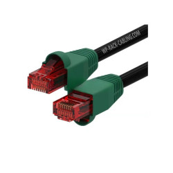 WP WPC-PAT-6U010BL-O cable de red Negro, Verde, Rojo 1 m Cat | APLIUM