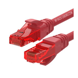 WP WPC-PAT-6U002R cable de red Rojo 0,2 m Cat6 U/UTP (UTP) | APLIUM