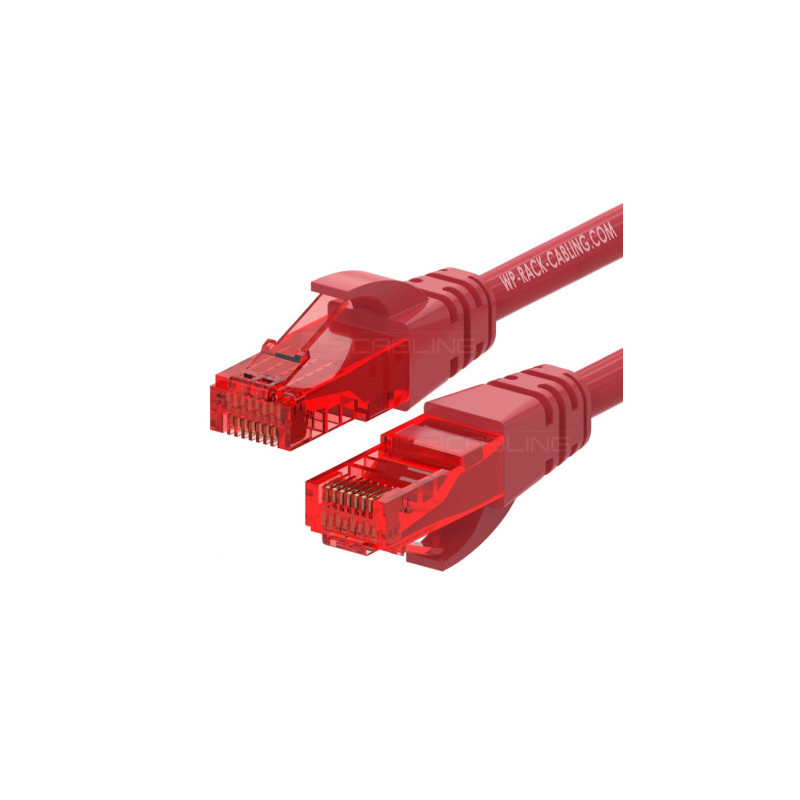 WP WPC-PAT-6U002R cable de red Rojo 0,2 m Cat6 U/UTP (UTP) | APLIUM