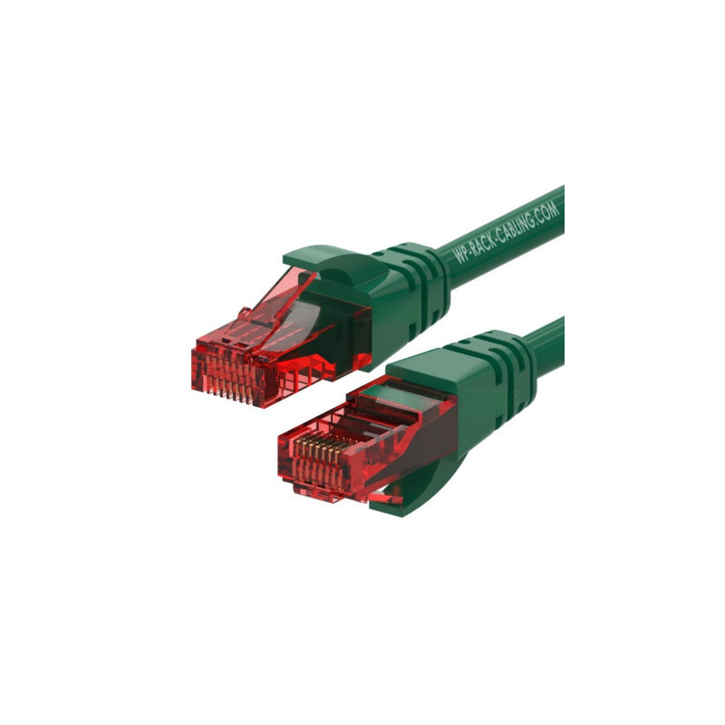 WP WPC-PAT-6U002G cable de red Negro, Verde 0,2 m Cat6 U/UTP | APLIUM