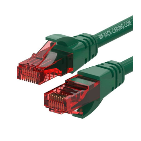 WP WPC-PAT-6U002G cable de red Negro, Verde 0,2 m Cat6 U/UTP | APLIUM