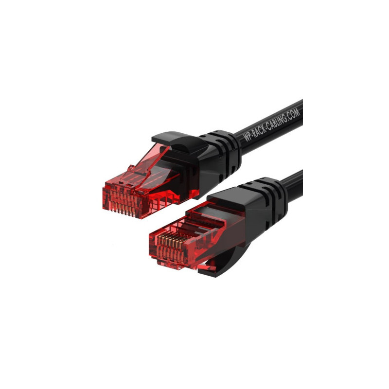 WP WPC-PAT-6U002BL cable de red Negro, Rojo 0,2 m Cat6 U/UTP | APLIUM