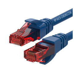 WP WPC-PAT-6U002B cable de red Azul, Rojo 0,2 m Cat6 U/UTP ( | APLIUM