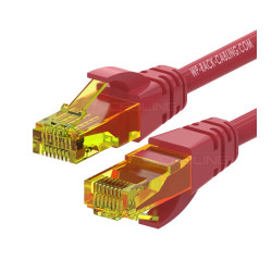 WP WPC-PAT-6AU030R cable de red Rojo 3 m Cat6a U/UTP (UTP) | APLIUM