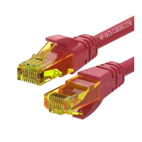 WP WPC-PAT-6AU030R cable de red Rojo 3 m Cat6a U/UTP (UTP) | APLIUM