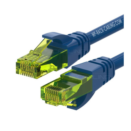 WP WPC-PAT-6AU030B cable de red Azul 3 m Cat6a U/UTP (UTP) | APLIUM