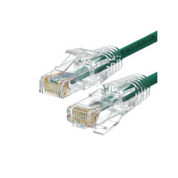 WP WPC-PAT-6AU020G-S cable de red Verde, Transparente 2 m Ca | APLIUM