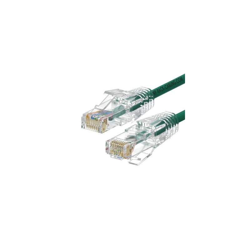 WP WPC-PAT-6AU020G-S cable de red Verde, Transparente 2 m Ca | APLIUM